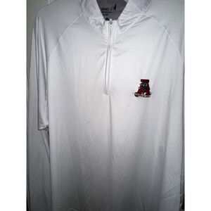 Johnnie-O Performance 1/4 Zip Pullover Men’s XXL Wht Alabama Crimson Tide